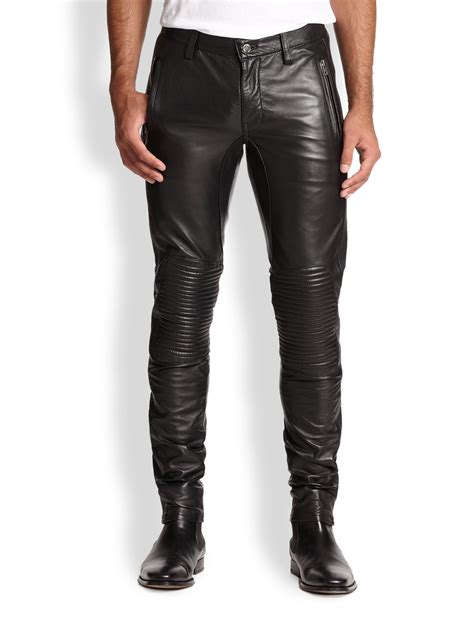 men's pleather pants